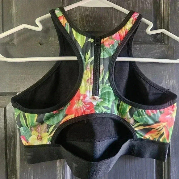 Fitwear sports bra medium tropical flower - Picture 3 of 5